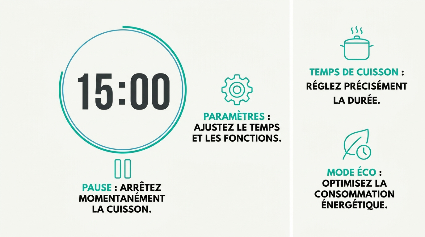 Minuteur de cuisine design pour une cuisson précise et élégante
