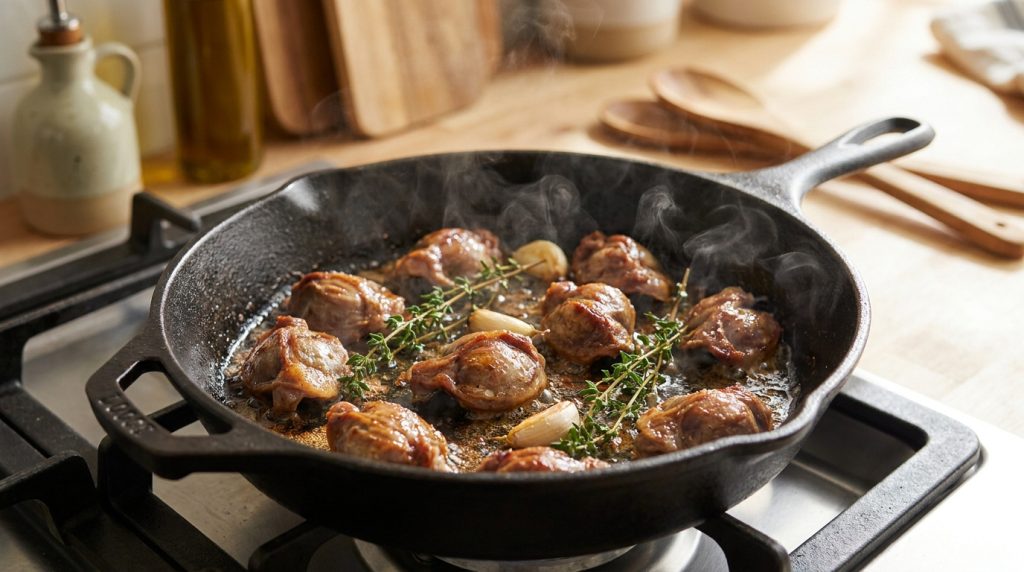 Réussir la cuisson des gésiers à la poêle : astuces de chef