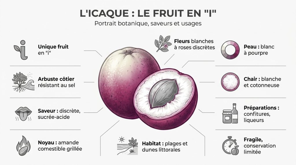 Fruit en i : découvrez l'icaque et les variétés rares
