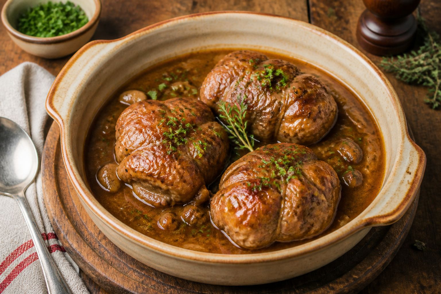 Recette paupiette de veau sauce : l'art du mijotage