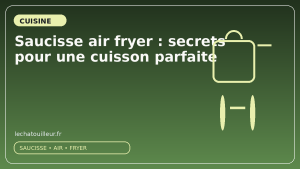 Saucisse air fryer : secrets pour une cuisson parfaite