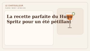 La recette parfaite du Hugo Spritz pour un été pétillant