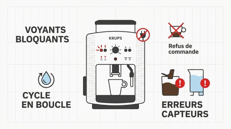 Réinitialiser une machine Krups : comment tout débloquer