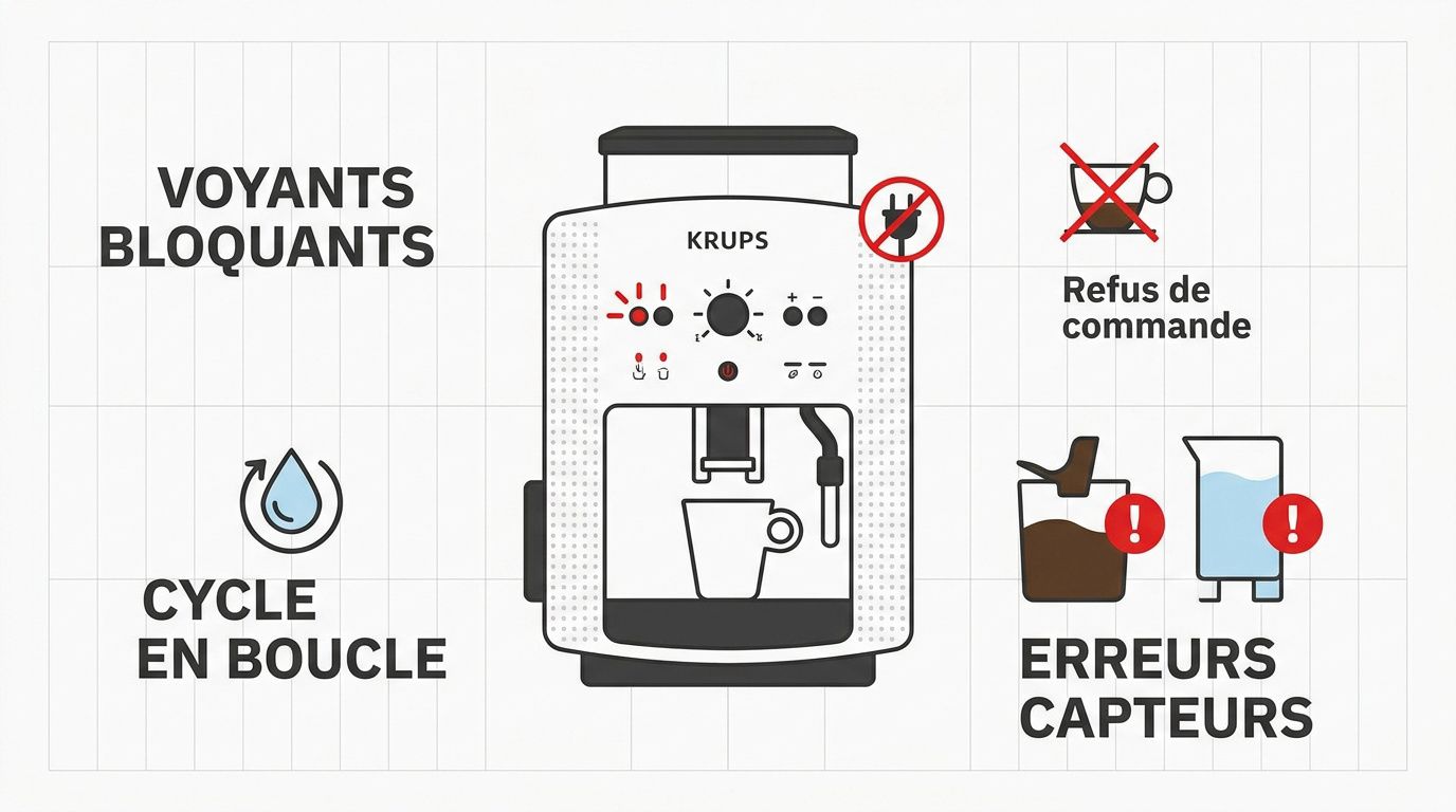 Réinitialiser une machine Krups : comment tout débloquer