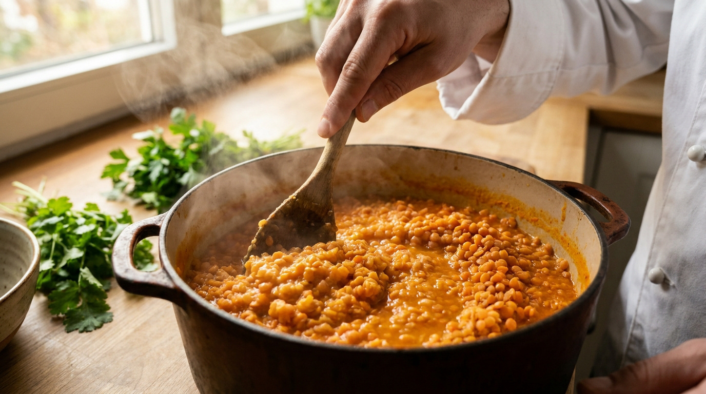 Cuisson des lentilles corail : les secrets d&rsquo;une cheffe