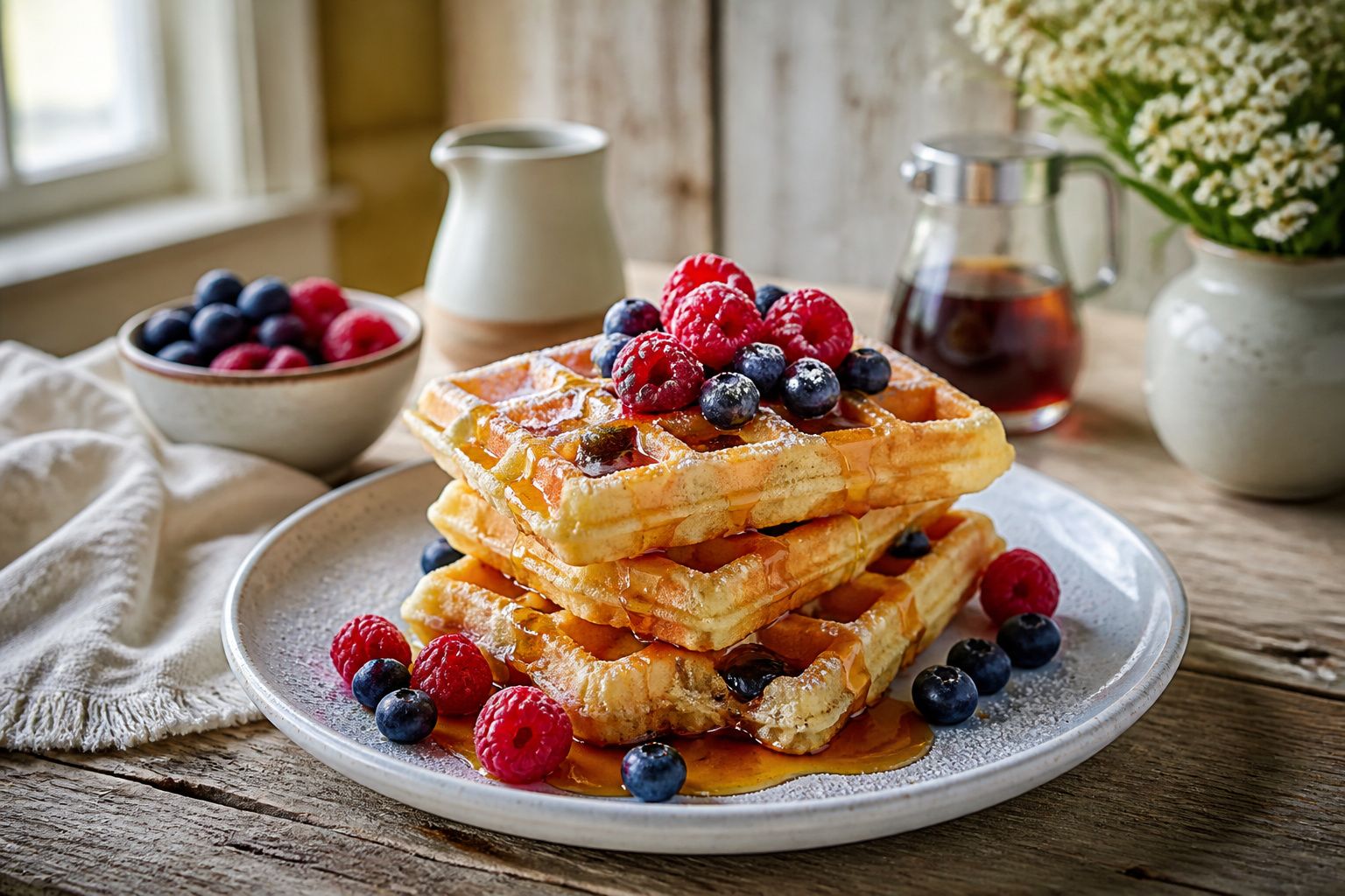 Recette gaufre maison : croustillantes et légères