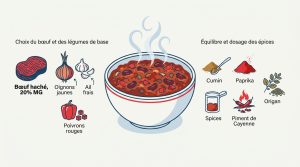 Secrets pour réussir votre recette de chili carne maison