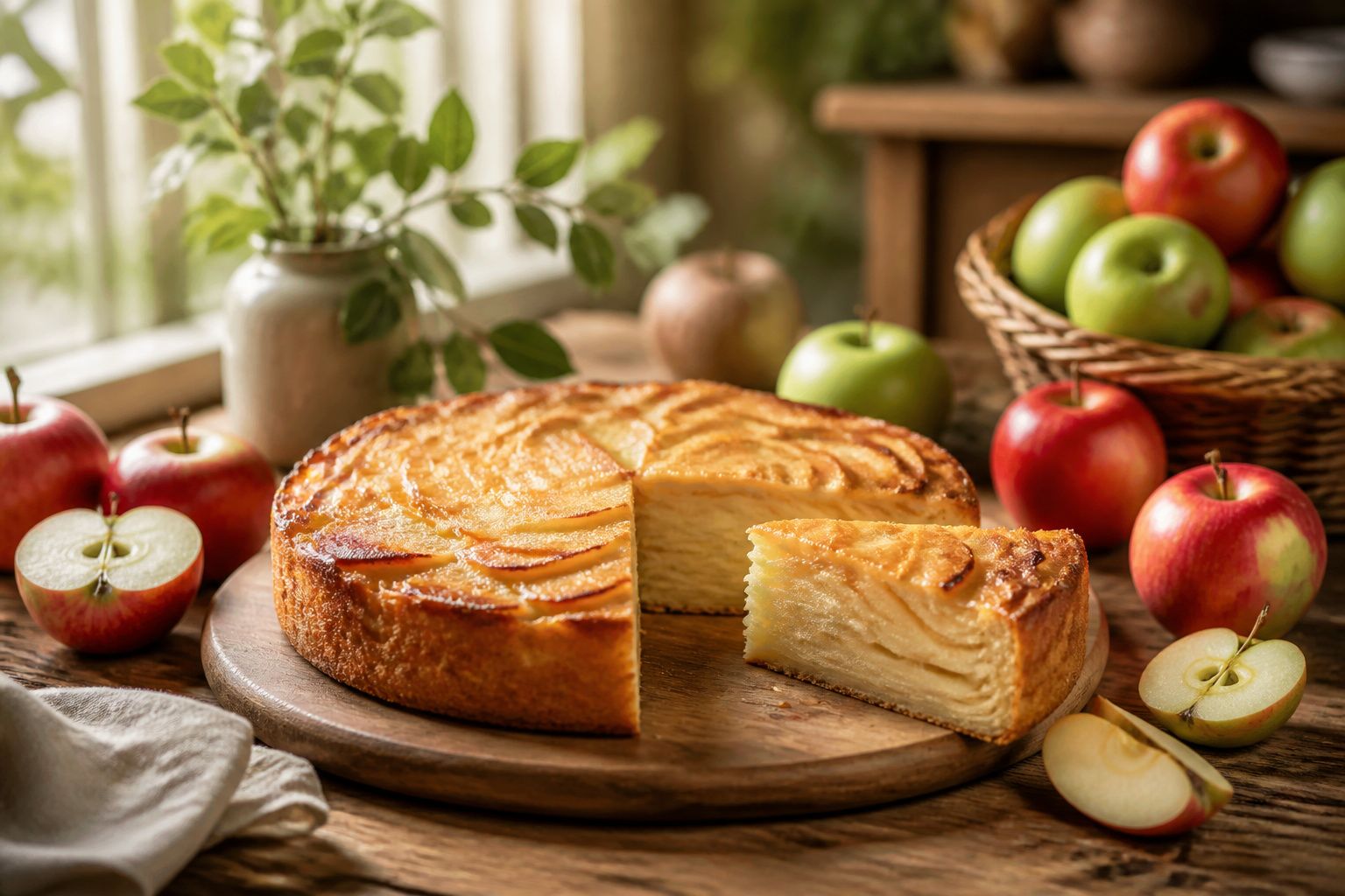 Le gâteau invisible aux pommes : simplicité et saveur