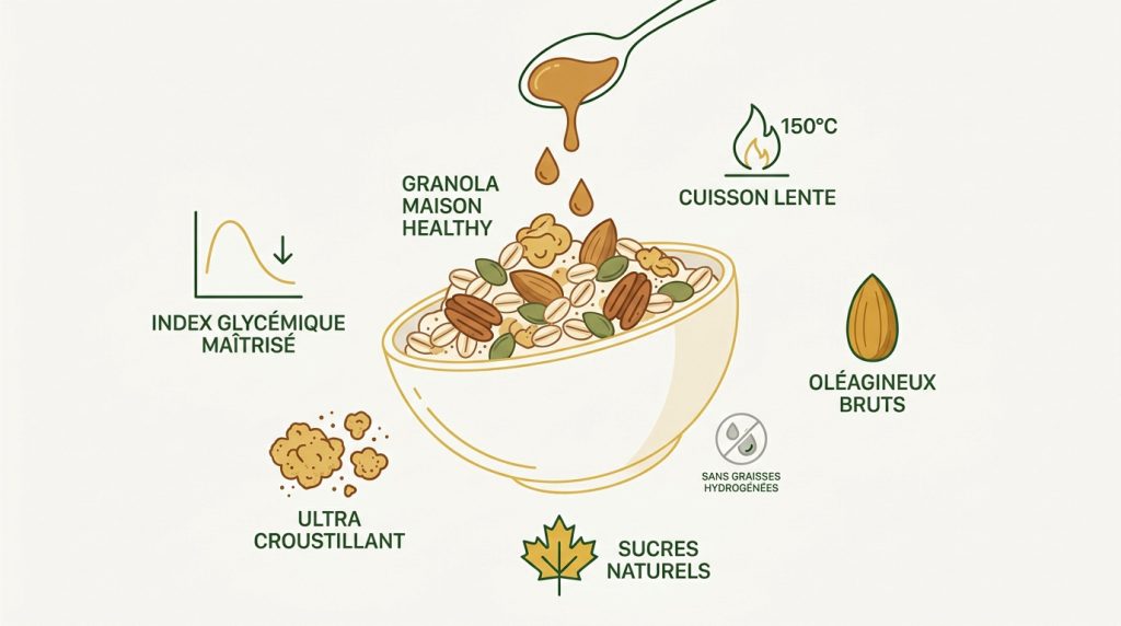 Réussir son granola maison healthy croustillant
