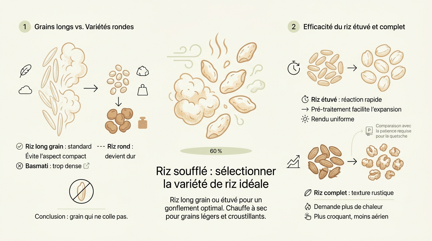 Comment réussir votre riz soufflé maison croustillant