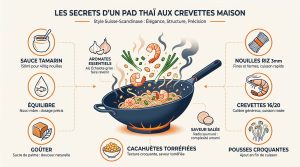 Pad thai crevette : secrets de cheffe pour un wok réussi