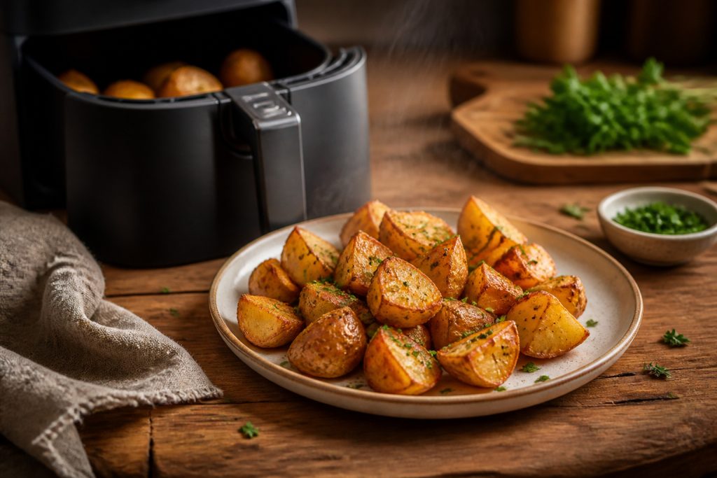 Pommes de terre au air fryer : le temps de cuisson parfait