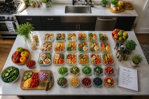 Batch cooking recette semaine : simplifie tes repas