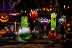 Cocktails d'Halloween : recettes de potions terrifiantes