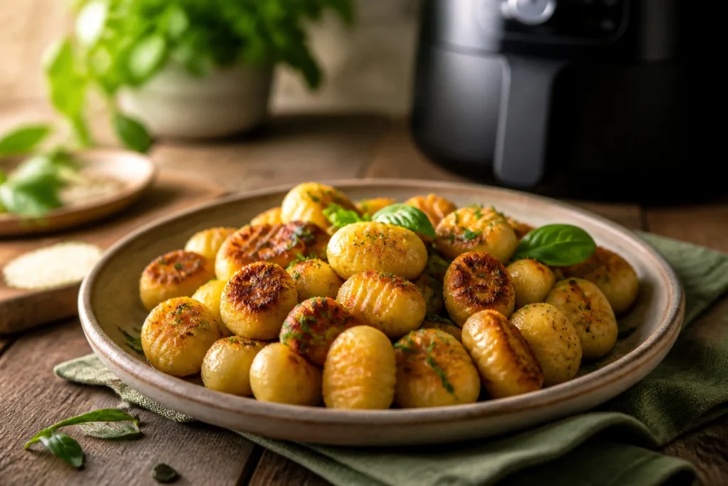 Gnocchis croustillants a lair fryer
