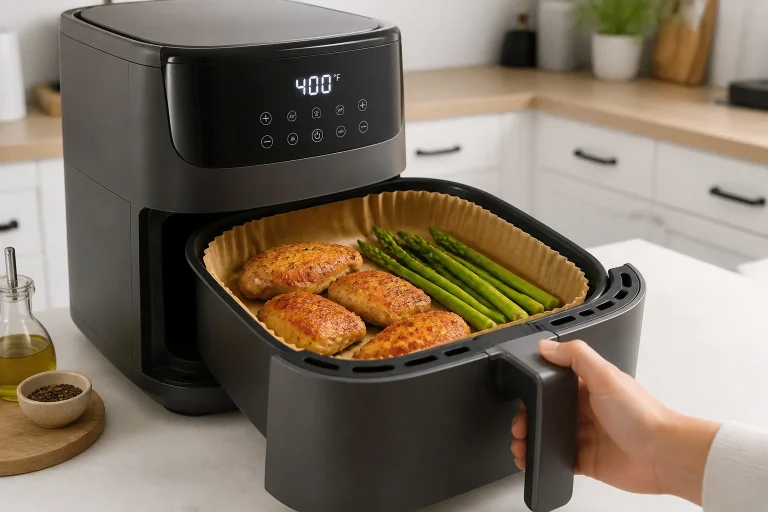 Papier cuisson air fryer : cuisine saine et sans effort