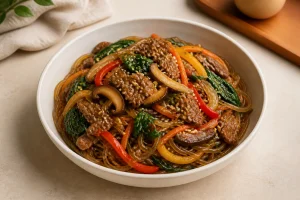 Recette Japchae coréen : secrets d'un plat authentique