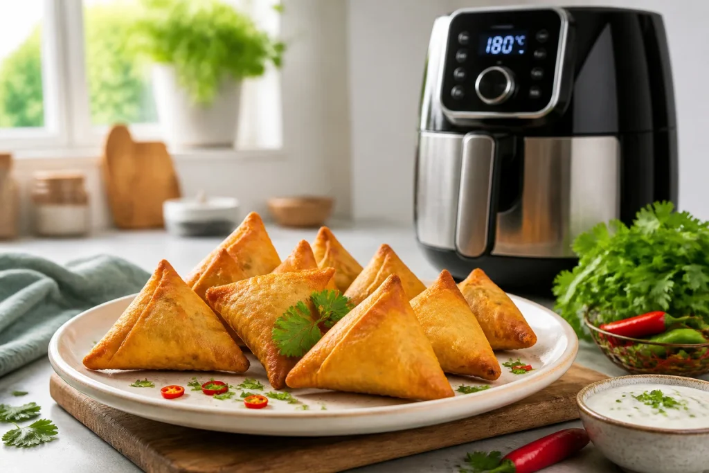Samosas dores et croustillants a lair fryer