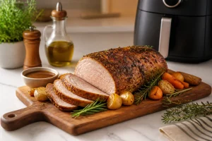 Rôti de porc air fryer : recette facile et moelleux