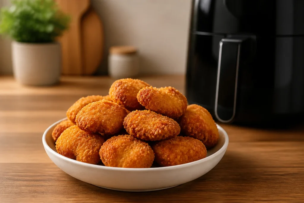 Temps cuisson nuggets air fryer : croustillant parfait