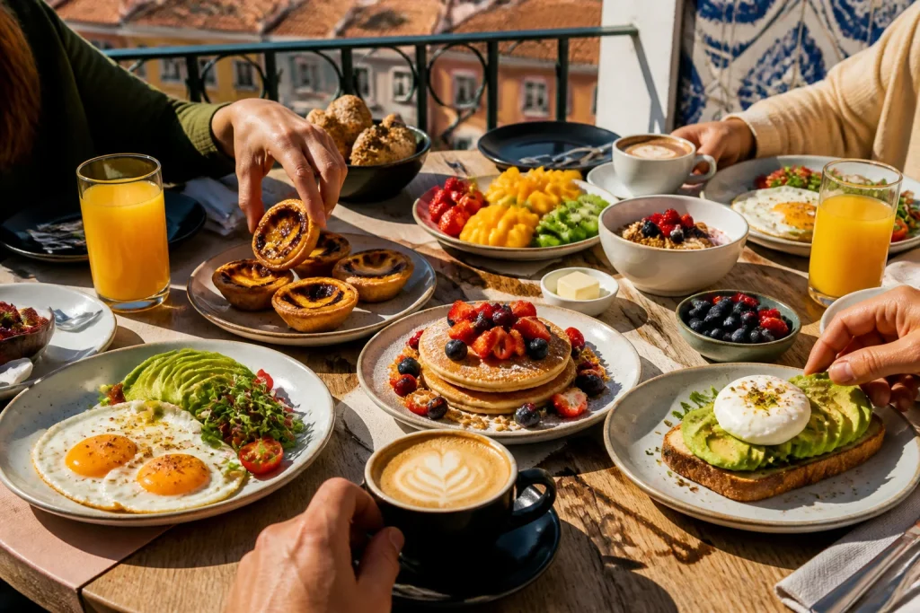 Brunch ensoleille a lisbonne