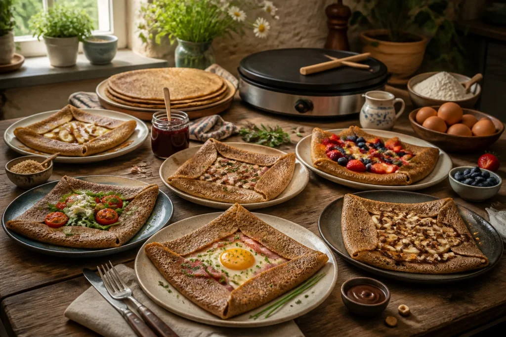 Galette de sarrasin garnie : recette et idées originales