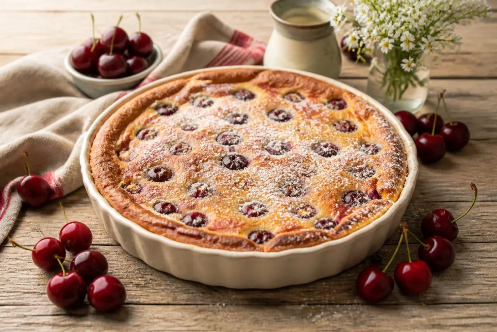 La recette facile du clafoutis aux cerises, version chef