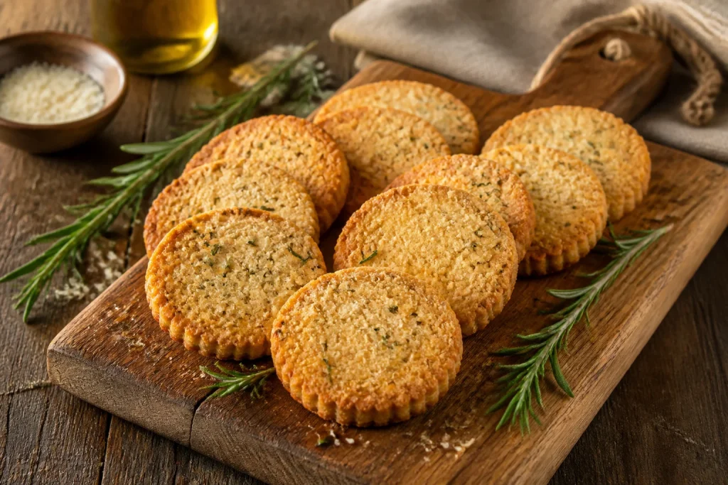 Recette : sablés parmesan romarin, croustillants et parfum