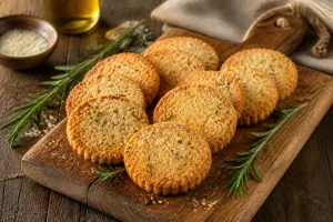 Recette : sablés parmesan romarin, croustillants et parfum